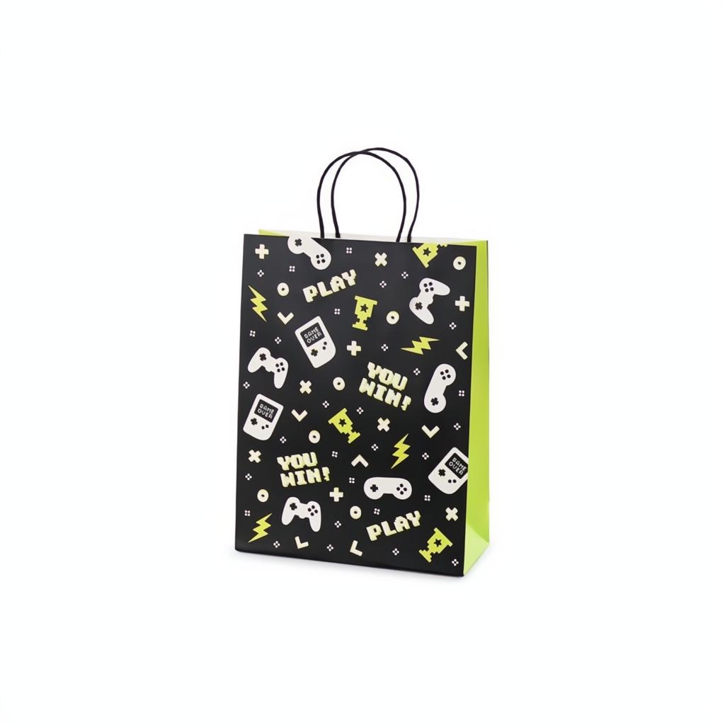 Geschenktüte Gamepads, 10x24x32 cm Geschenktüten und -schachteln PartyDeco 1 fiestastore