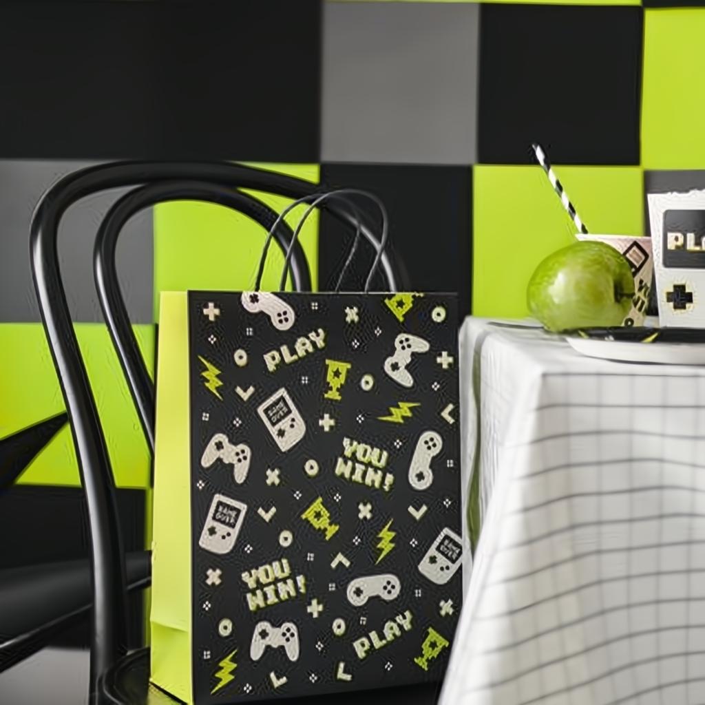 Geschenktüte Gamepads, 10x24x32 cm Geschenktüten und -schachteln PartyDeco 2 fiestastore