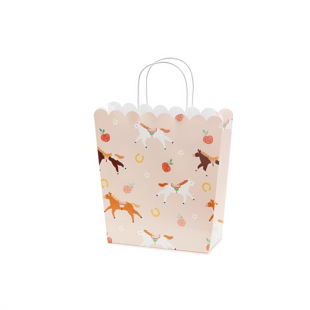 Geschenktüte Pferde, 23x22x8,5 cm Geschenktüten und -schachteln PartyDeco 1 fiestastore