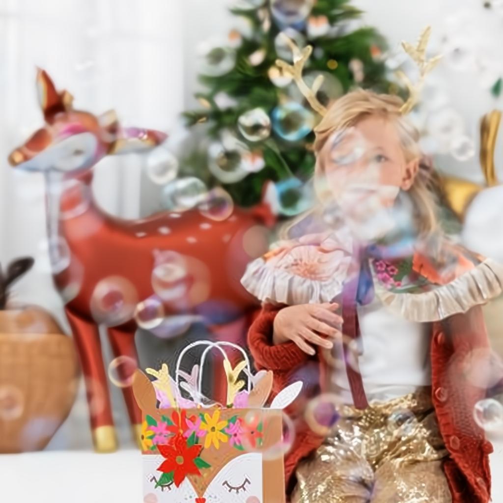 Geschenktüte Reh, 20.5x30x10.5cm Geschenktüten und -schachteln PartyDeco 4 fiestastore