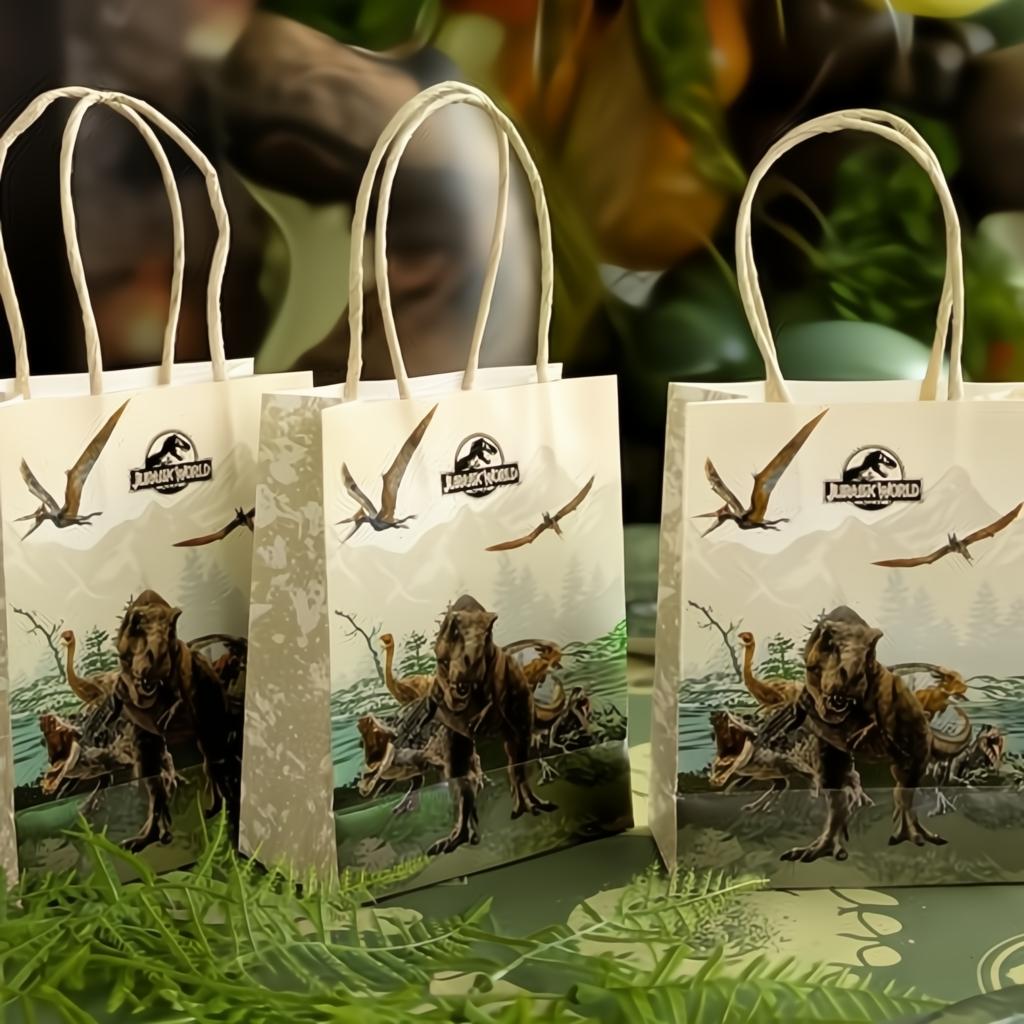Geschenktüten aus Papier Jurassic World, 12x15.5x6 cm Geschenktüten und -schachteln PartyDeco 2 fiestastore