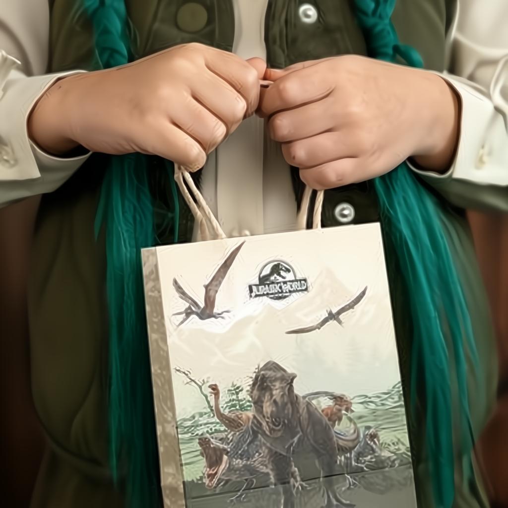 Geschenktüten aus Papier Jurassic World, 12x15.5x6 cm Geschenktüten und -schachteln PartyDeco 3 fiestastore