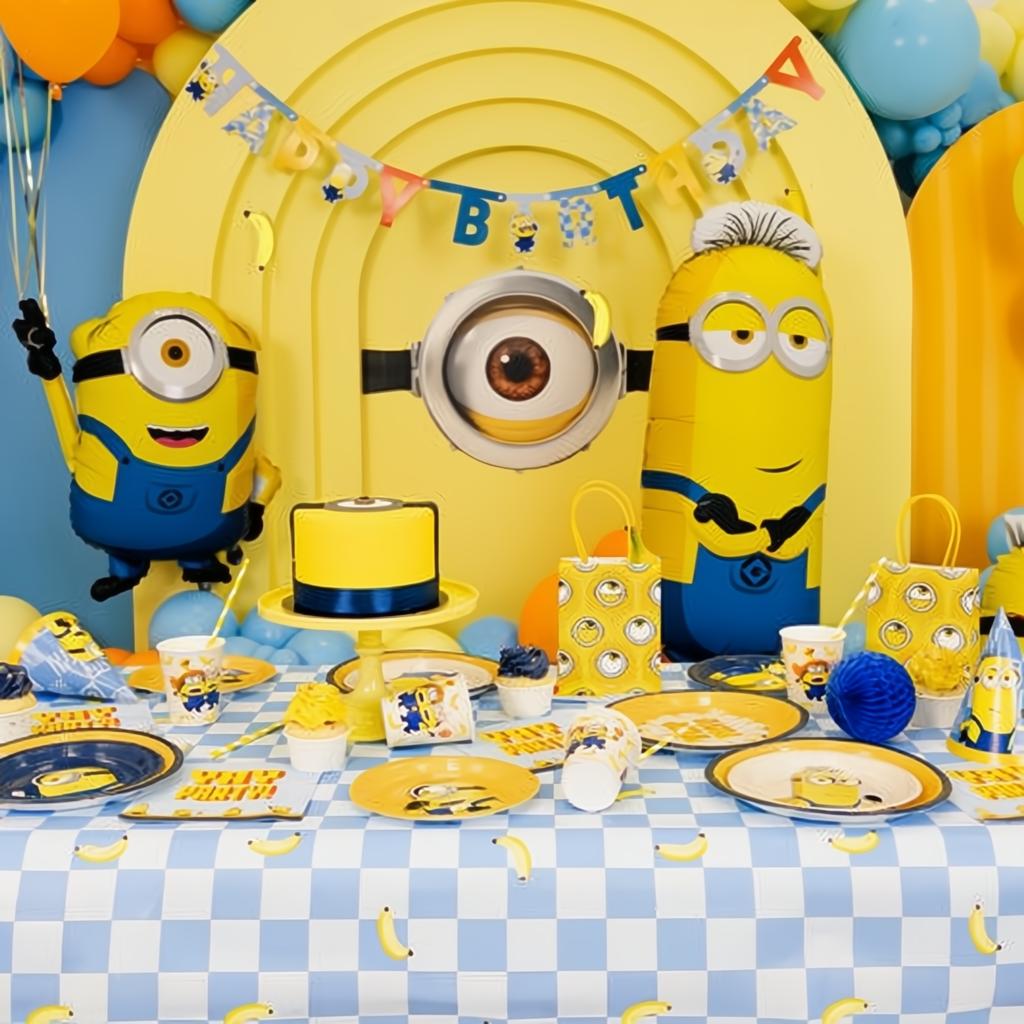 Geschenktüten aus Papier Minions, 12x15.5x6 cm, Gelb PartyDeco 5 fiestastore