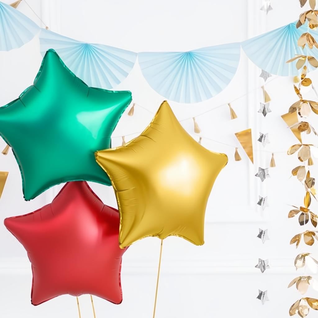 Girlande Sterne, silber, 3,6m Papiergirlanden PartyDeco 6 fiestastore