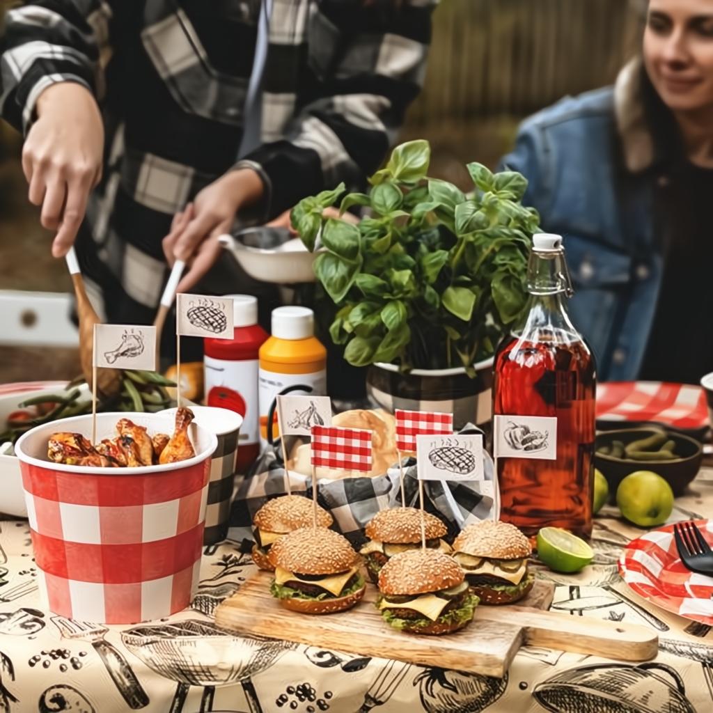 Grill-Picker Deko, 15 cm PartyDeco 3 fiestastore
