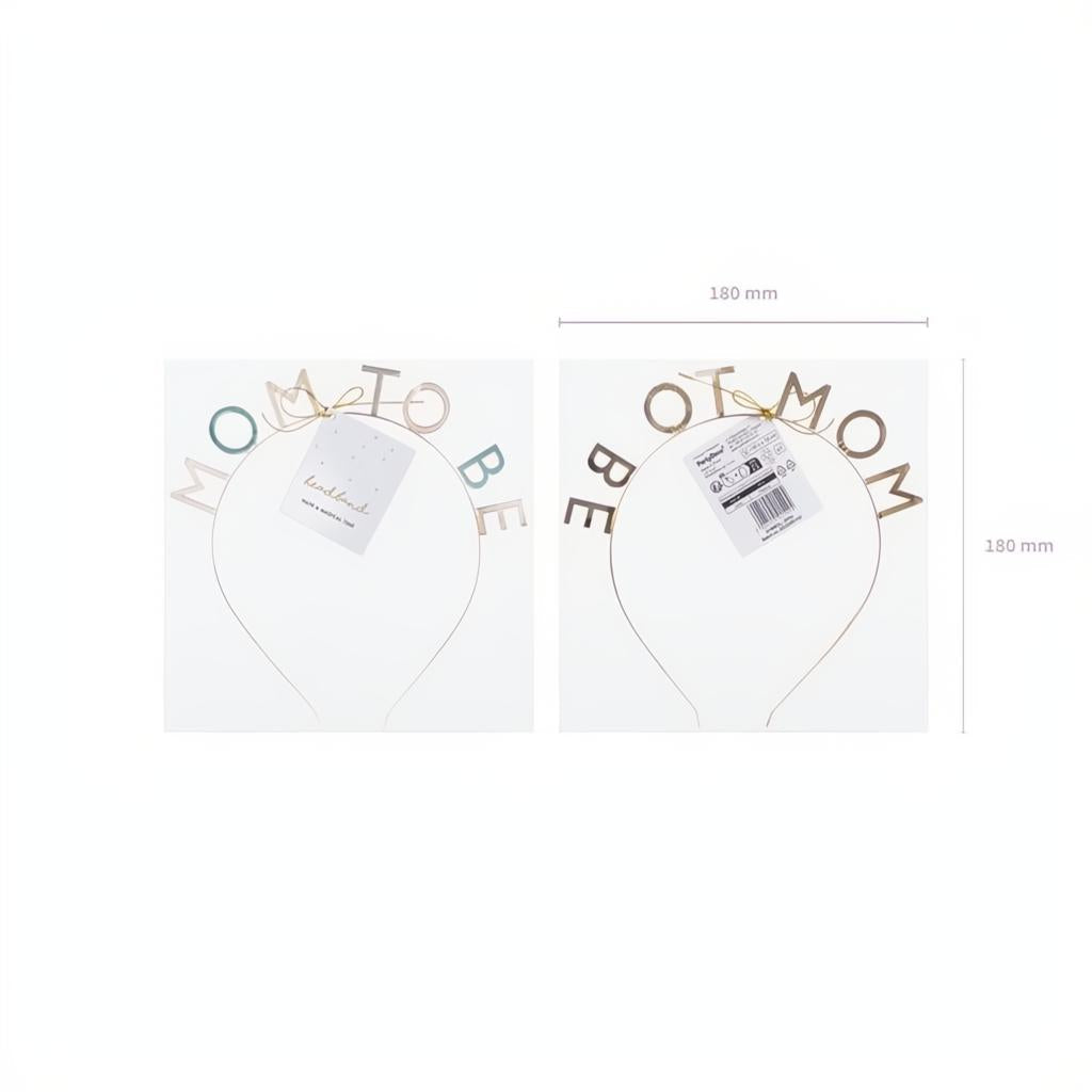 Haarreif Mom to be, 18.5x18 cm PartyDeco 4 fiestastore