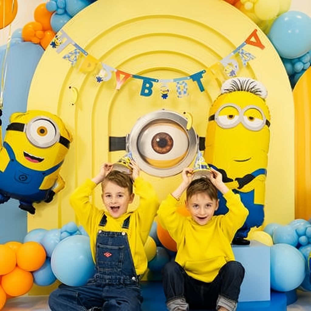 Happy Birthday Banner Minions, 50x153 cm PartyDeco 3 fiestastore