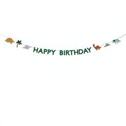 Happy Birthday Dino-Banner, 3 m, Farbenmix Banner PartyDeco 1 fiestastore
