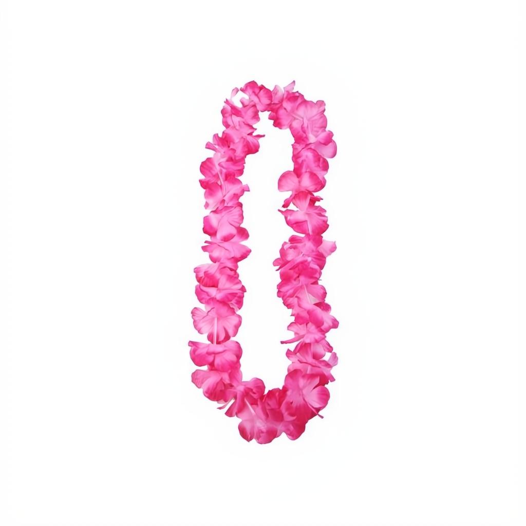 Hawaiianische Halskette, rosa, 1m Hawaikostüme PartyDeco 1 fiestastore