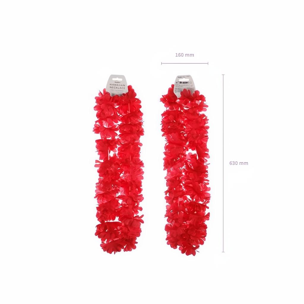 Hawaiianische Kette, dunkelrosa PartyDeco 4 fiestastore