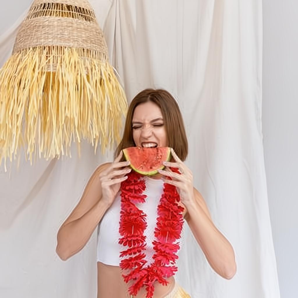 Hawaiikette, Hellrosa, 1,2 m PartyDeco 3 fiestastore