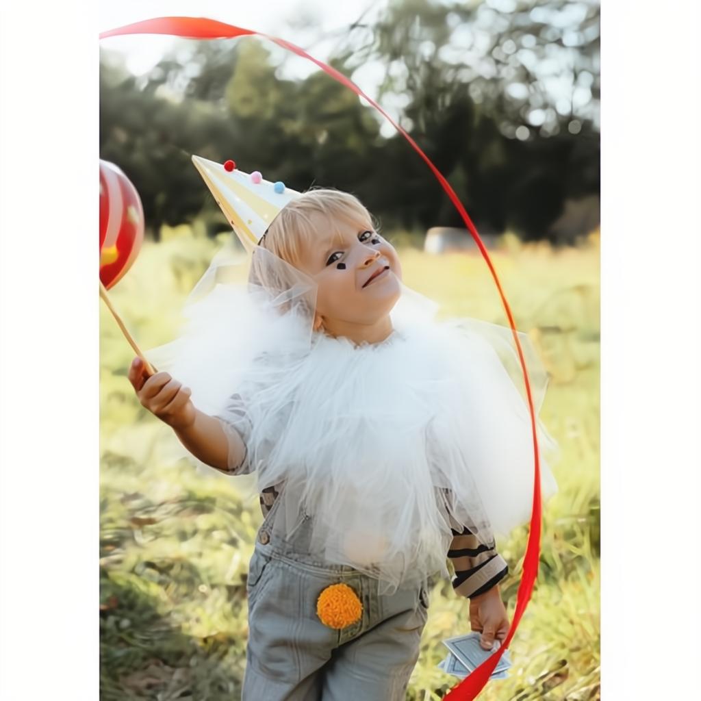 Hüte mit Pompons, 16 cm Paperhüte / Partytröten PartyDeco 6 fiestastore