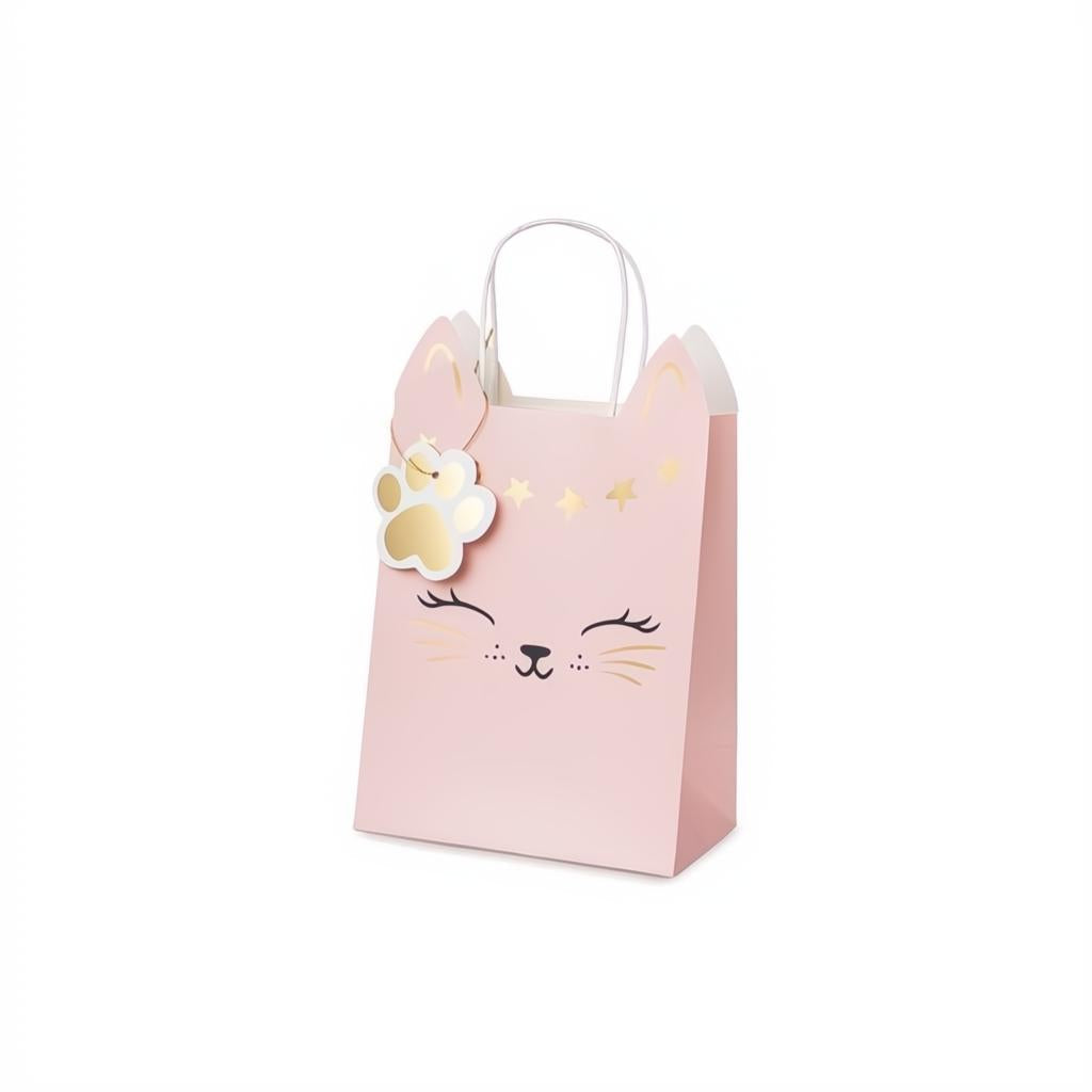 Katzen-Geschenktasche, 18 x 10,5 x 27,5 cm Geschenktüten und -schachteln PartyDeco 1 fiestastore