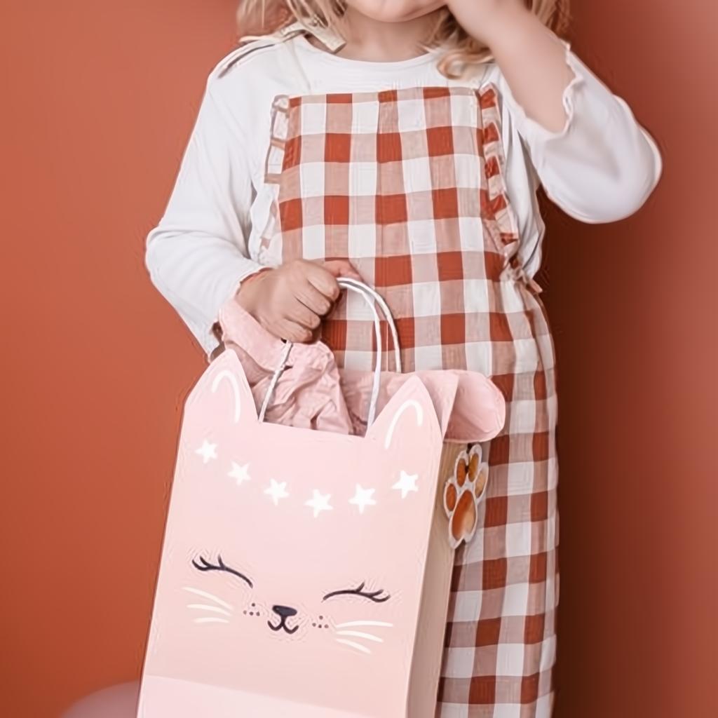 Katzen-Geschenktasche, 18 x 10,5 x 27,5 cm Geschenktüten und -schachteln PartyDeco 2 fiestastore