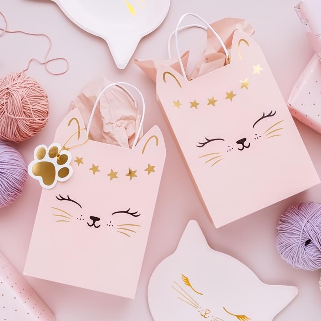 Katzen-Geschenktasche, 18 x 10,5 x 27,5 cm Geschenktüten und -schachteln PartyDeco 3 fiestastore