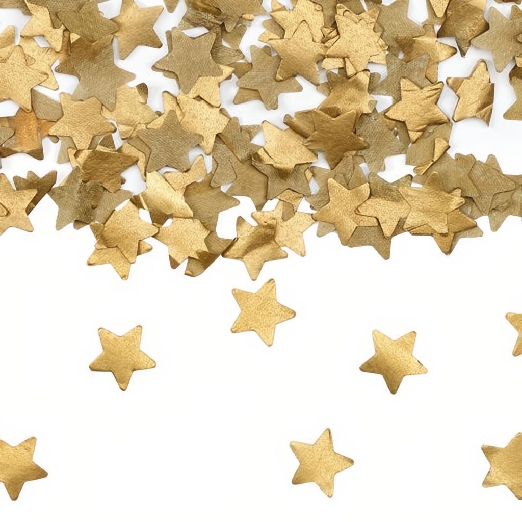 Konfettikanone goldene Sterne, 20cm PartyDeco 3 fiestastore