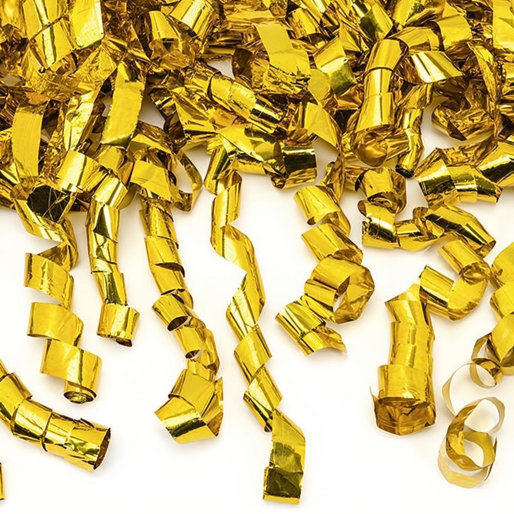 Konfettikanone mit Luftschlangen, gold, 60cm PartyDeco 3 fiestastore