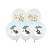Luftballons 30 cm, Baby Boy PartyDeco 1 fiestastore
