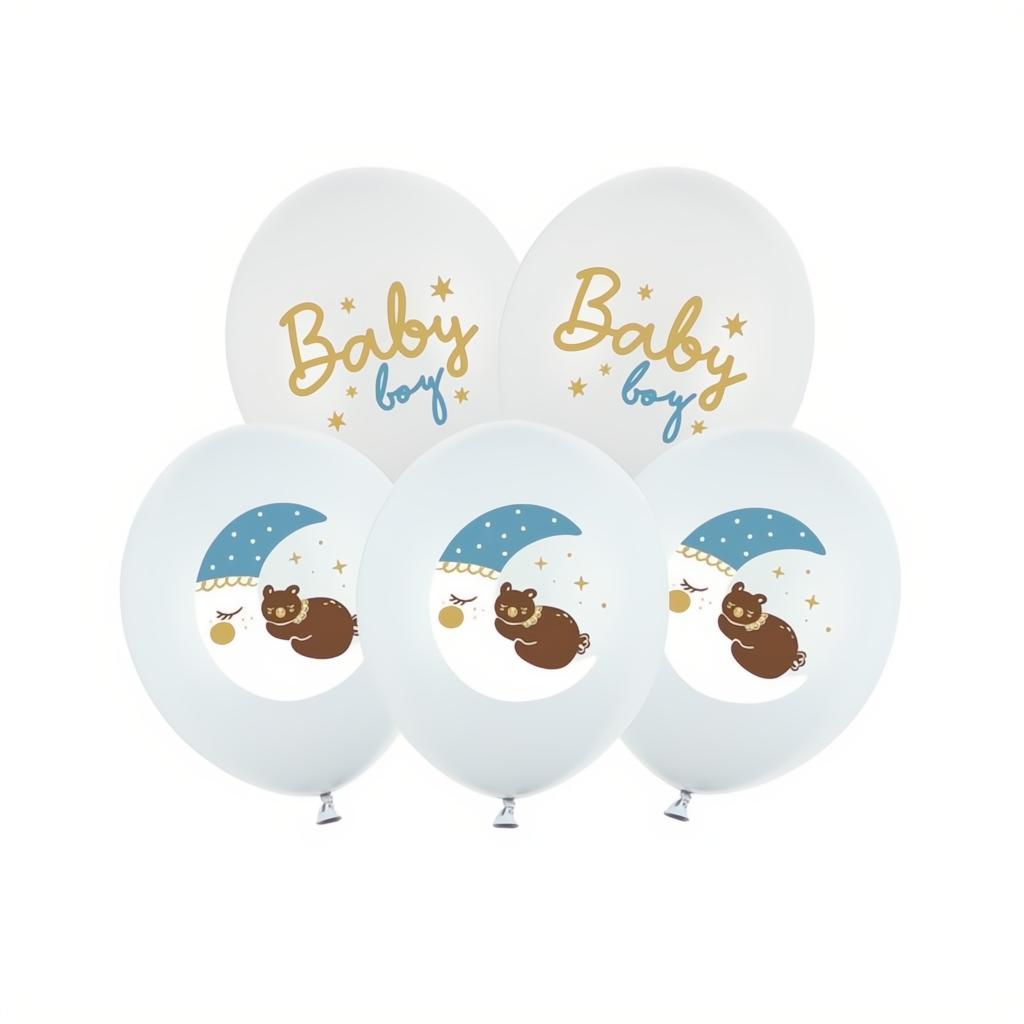Luftballons 30 cm, Baby Boy PartyDeco 1 fiestastore
