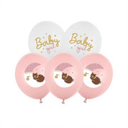 Luftballons 30 cm, Baby Girl PartyDeco 1 fiestastore