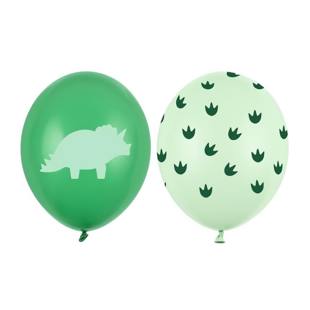 Luftballons 30 cm, Dinosaur Bedruckte Latexballons PartyDeco 1 fiestastore