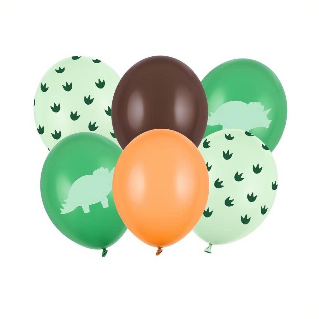 Luftballons 30 cm, Dinosaurier Bedruckte Latexballons PartyDeco 1 fiestastore