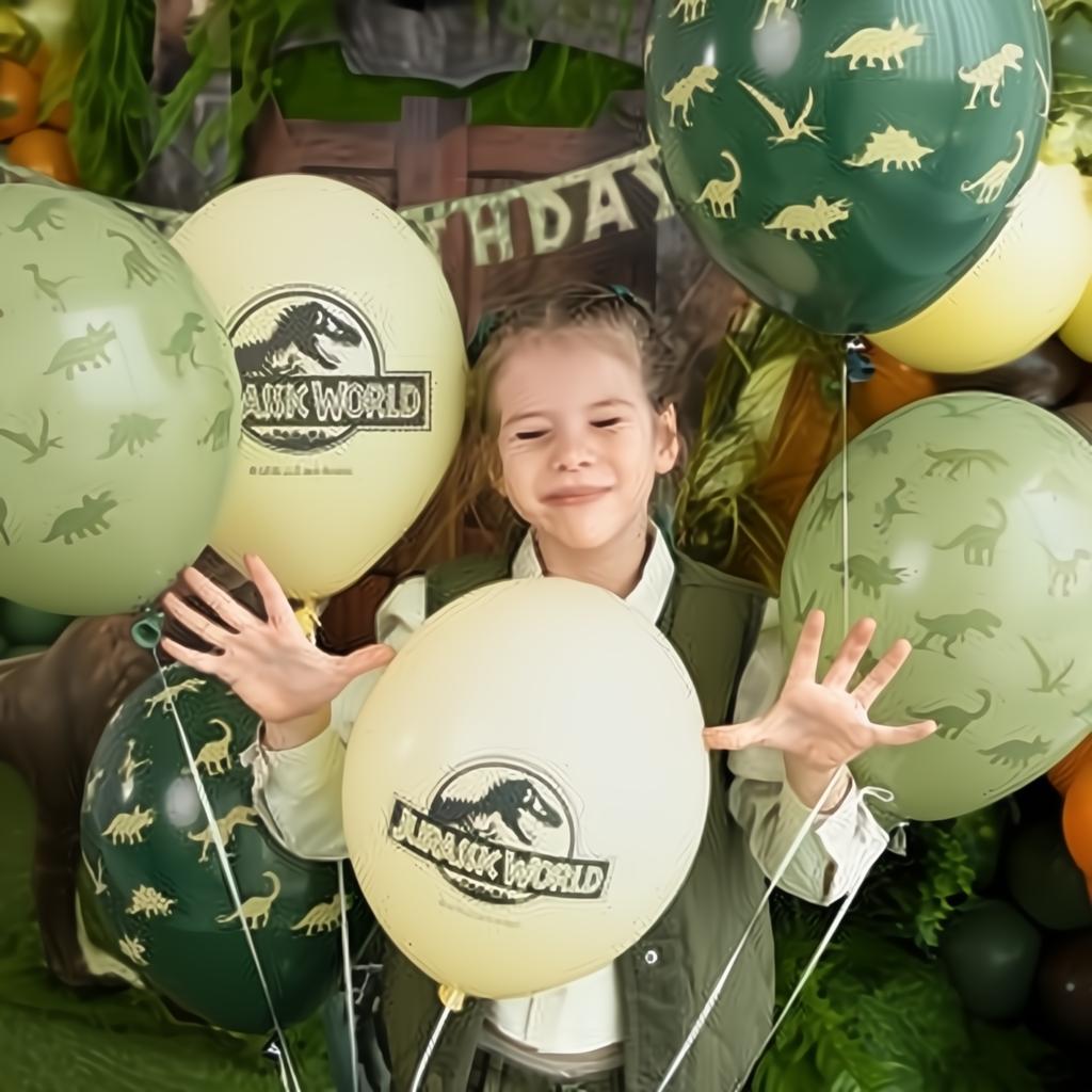 Luftballons 30 cm, Jurassic World Bedruckte Latexballons PartyDeco 2 fiestastore