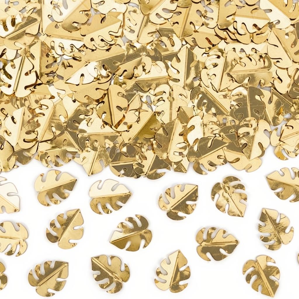 Metallisiertes Konfetti Blätter, gold, 15g Konfetti PartyDeco 1 fiestastore
