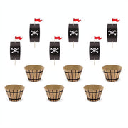 Muffin-Set Piraten PartyDeco 1 fiestastore