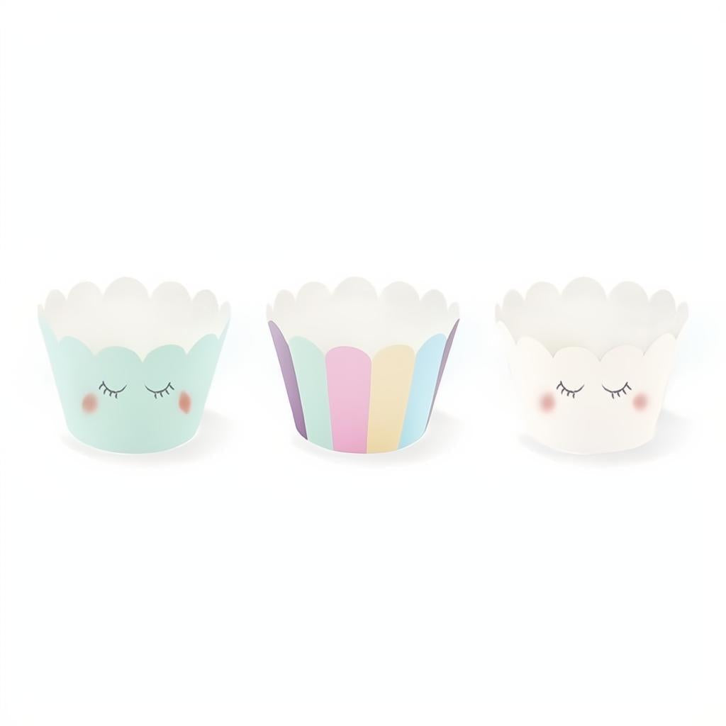 Muffinförmchen Einhorn, 5x7,5x5cm PartyDeco 1 fiestastore