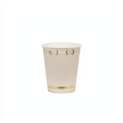 Papierbecher Steigbügel, beige, 220 ml PartyDeco 1 fiestastore