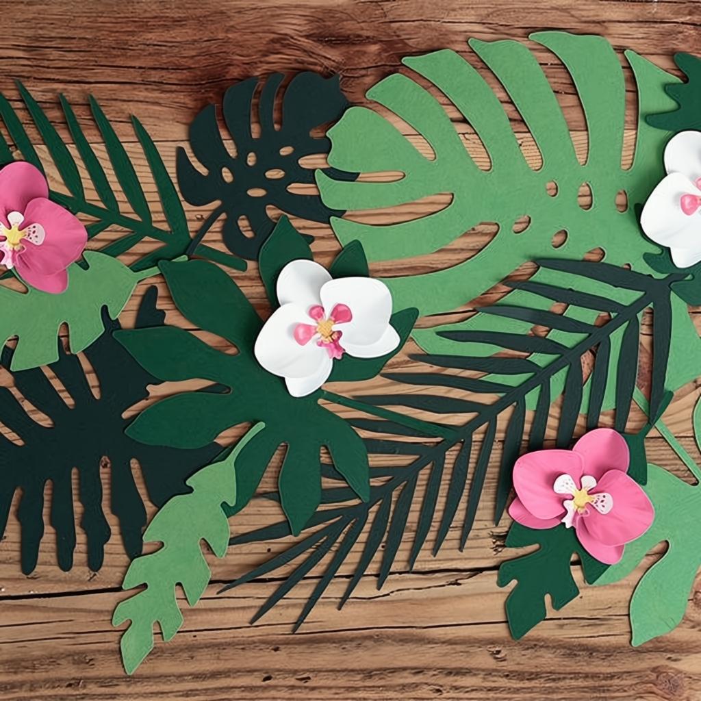 Papierdekoration Aloha - Tropische Blätter Papierdekorationen PartyDeco 3 fiestastore