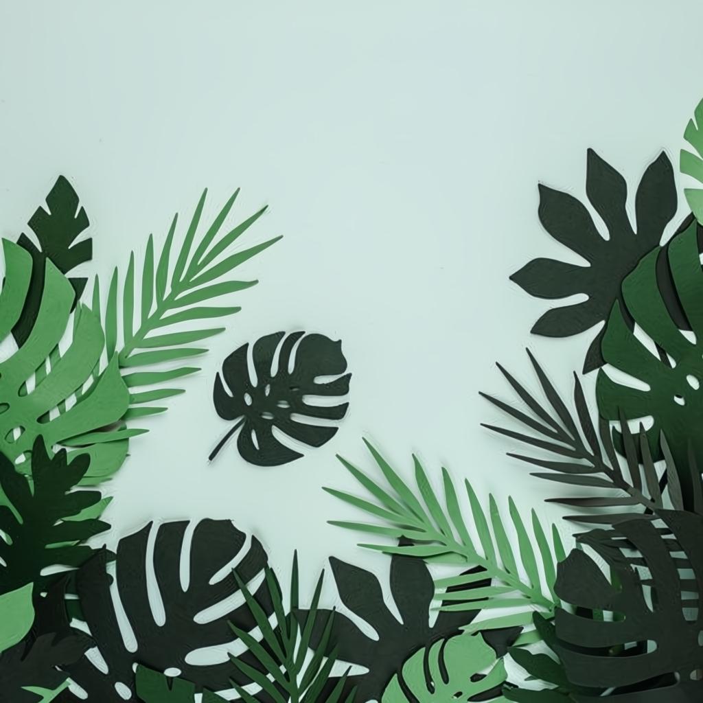 Papierdekoration Aloha - Tropische Blätter Papierdekorationen PartyDeco 7 fiestastore
