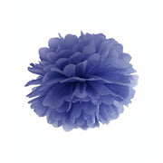 Papierpompons, marineblau, 25cm PartyDeco 1 fiestastore
