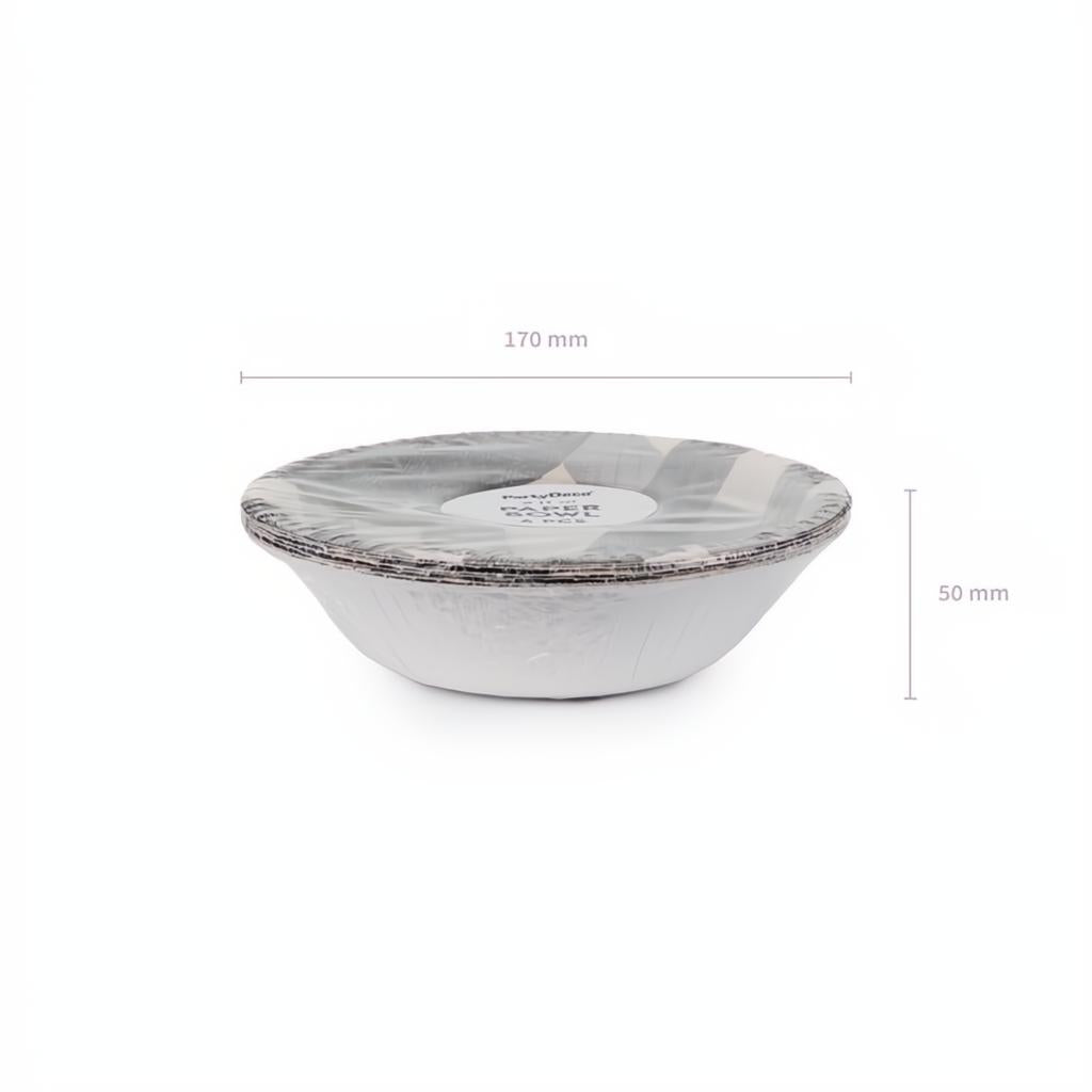 Papierschälchen kariert, 17x4.5 cm PartyDeco 8 fiestastore