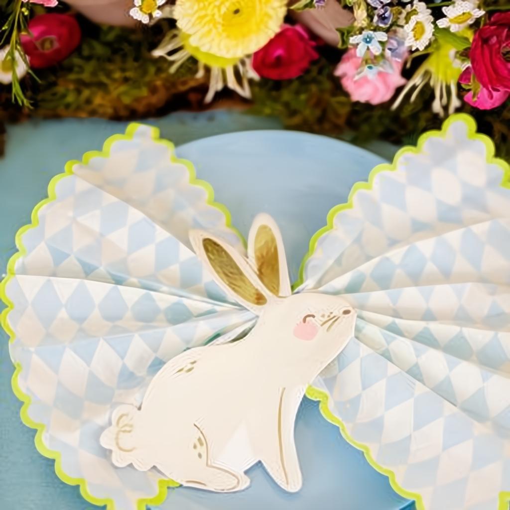 Papierservietten Bunny, 12.5x16 cm Servietten bedruckt PartyDeco 2 fiestastore