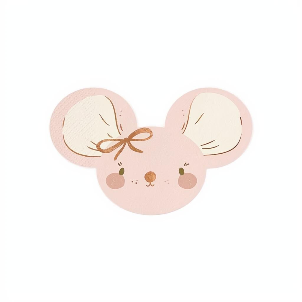 Papierservietten Maus, 16x10 cm PartyDeco 1 fiestastore