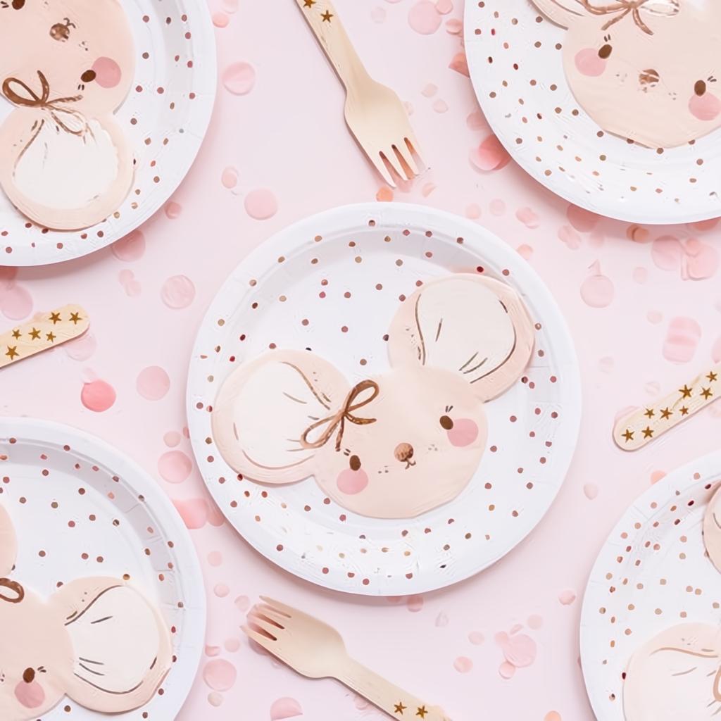 Papierservietten Maus, 16x10 cm PartyDeco 2 fiestastore