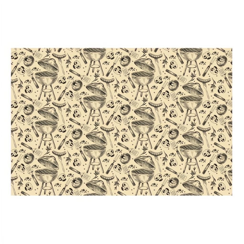 Papiertischdecke Grill, 180x120 cm PartyDeco 1 fiestastore