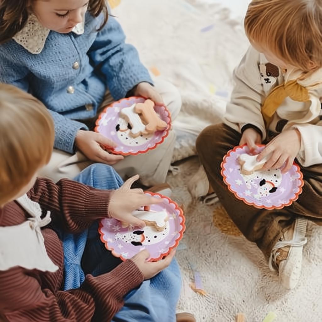 Pappteller Dalmatiner, 18x18 cm Tellers PartyDeco 2 fiestastore