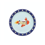 Pappteller Flugzeug, 18x18 cm Tellers PartyDeco 1 fiestastore