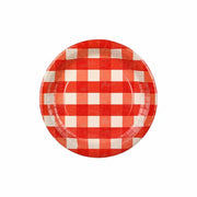 Pappteller kariert, 27 cm PartyDeco 1 fiestastore