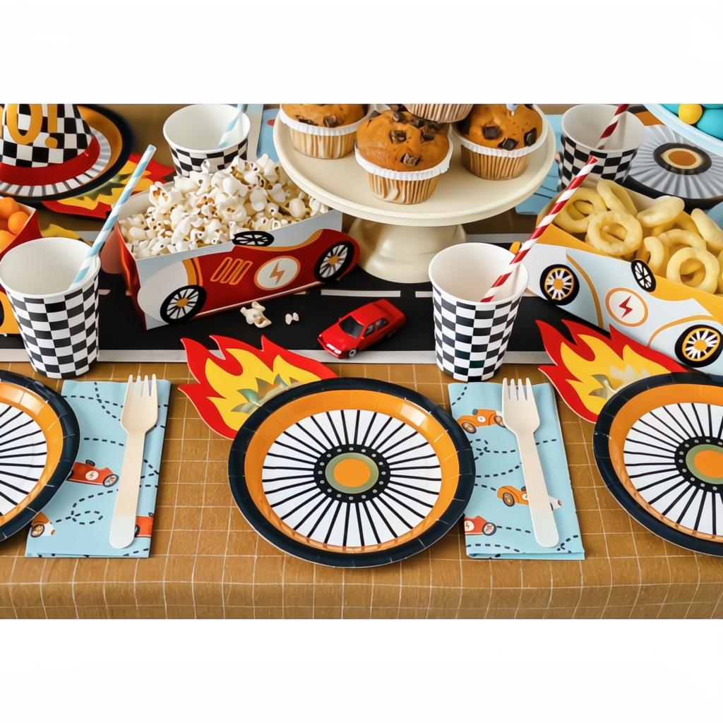 Pappteller Rad, 26.5x18 cm Tellers PartyDeco 2 fiestastore