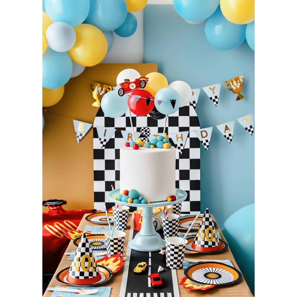 Pappteller Rad, 26.5x18 cm Tellers PartyDeco 5 fiestastore
