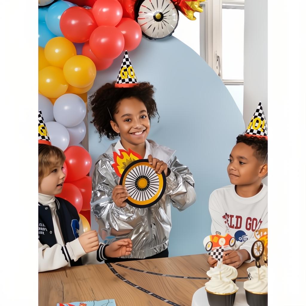 Pappteller Rad, 26.5x18 cm Tellers PartyDeco 7 fiestastore