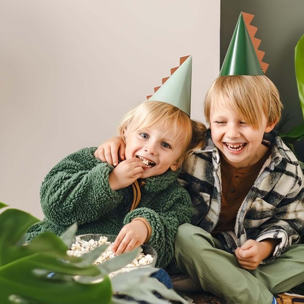 Partyhüte Dinosaurier, 14 cm Paperhüte / Partytröten PartyDeco 4 fiestastore