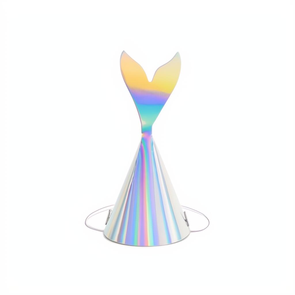 Partyhüte Meerjungfrau, schillernd, 18cm Paperhüte / Partytröten PartyDeco 1 fiestastore
