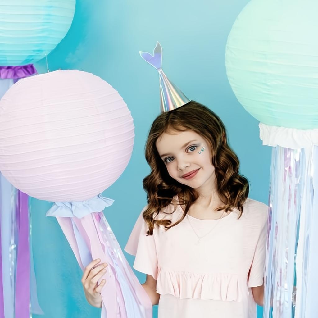 Partyhüte Meerjungfrau, schillernd, 18cm Paperhüte / Partytröten PartyDeco 4 fiestastore