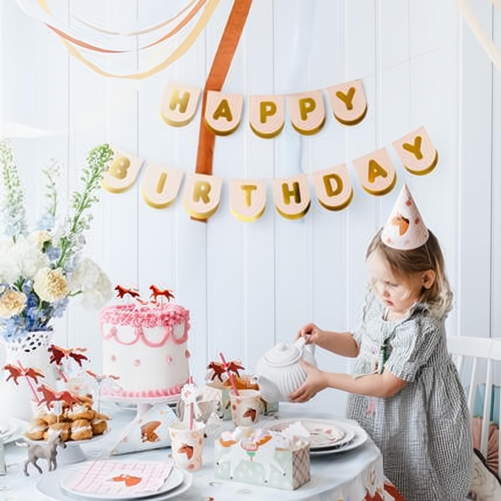 Pferd-Servietten, 33x33 cm Servietten bedruckt PartyDeco 4 fiestastore