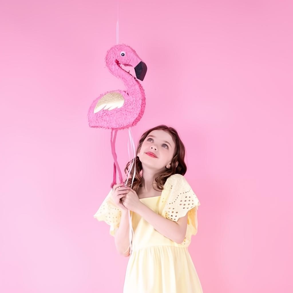 Piñata - Flamingo, 25x55x8cm Piñatas PartyDeco 7 fiestastore